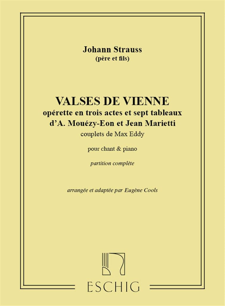 Valses De Vienne Cht-Piano